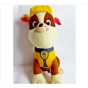 Nickelodeon Paw Patrol Rubble Yellow Plush Dog